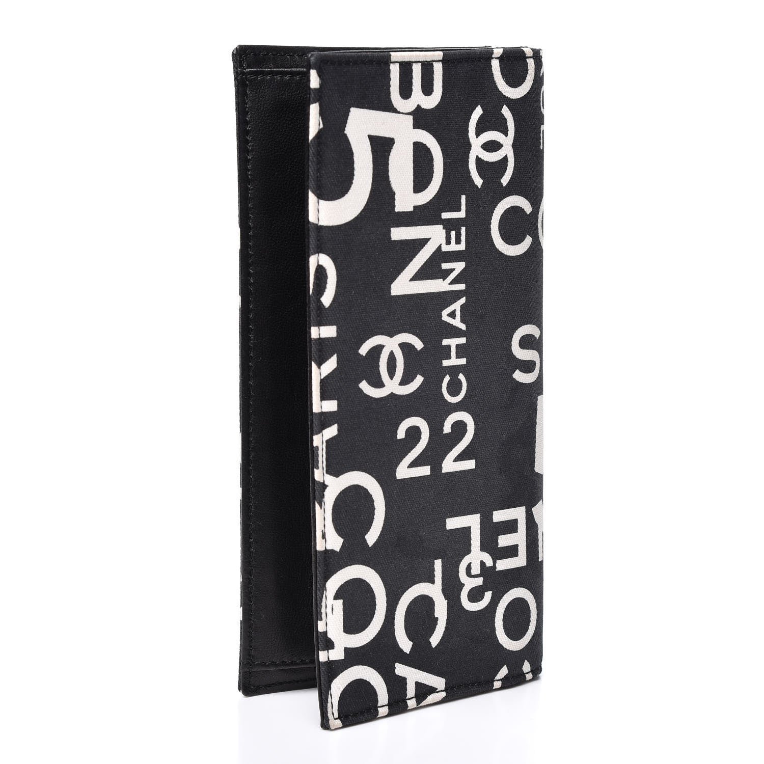 Chanel Canvas 31 Rue Cambon Yen Wallet Black 2 of 11