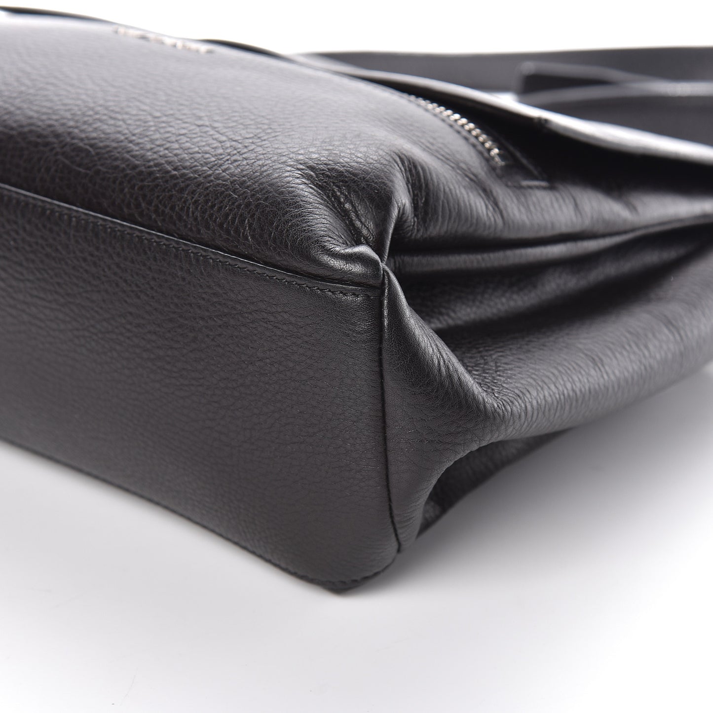 Calfskin Small Pandora Pure Flap Bag Black