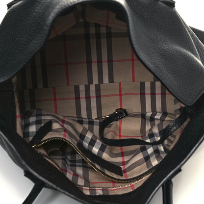 Burberry London Grainy Calfskin Medium Baynard Tote Black 4 of 13