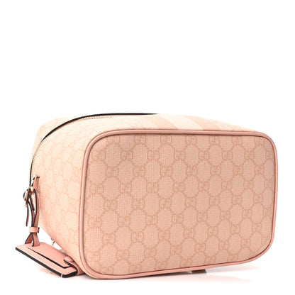 Gucci GG Supreme Monogram Textured Savoy Medium Beauty Case Pink 4 of 10