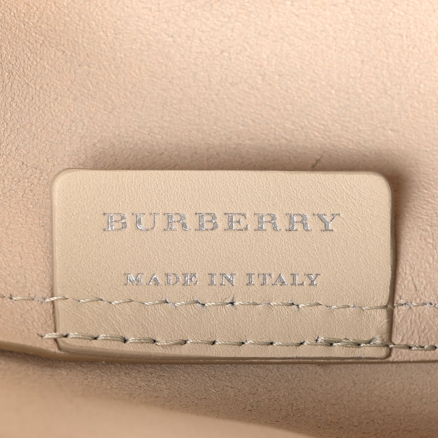 Burberry Soft Calfskin Medium Belt Bag Limestone 8 of 17