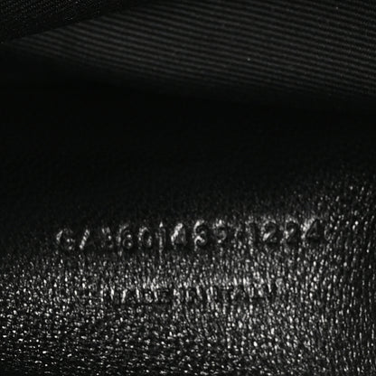 Saint Laurent Lambskin Chevron Quilted Medium Loulou Black 8 of 12