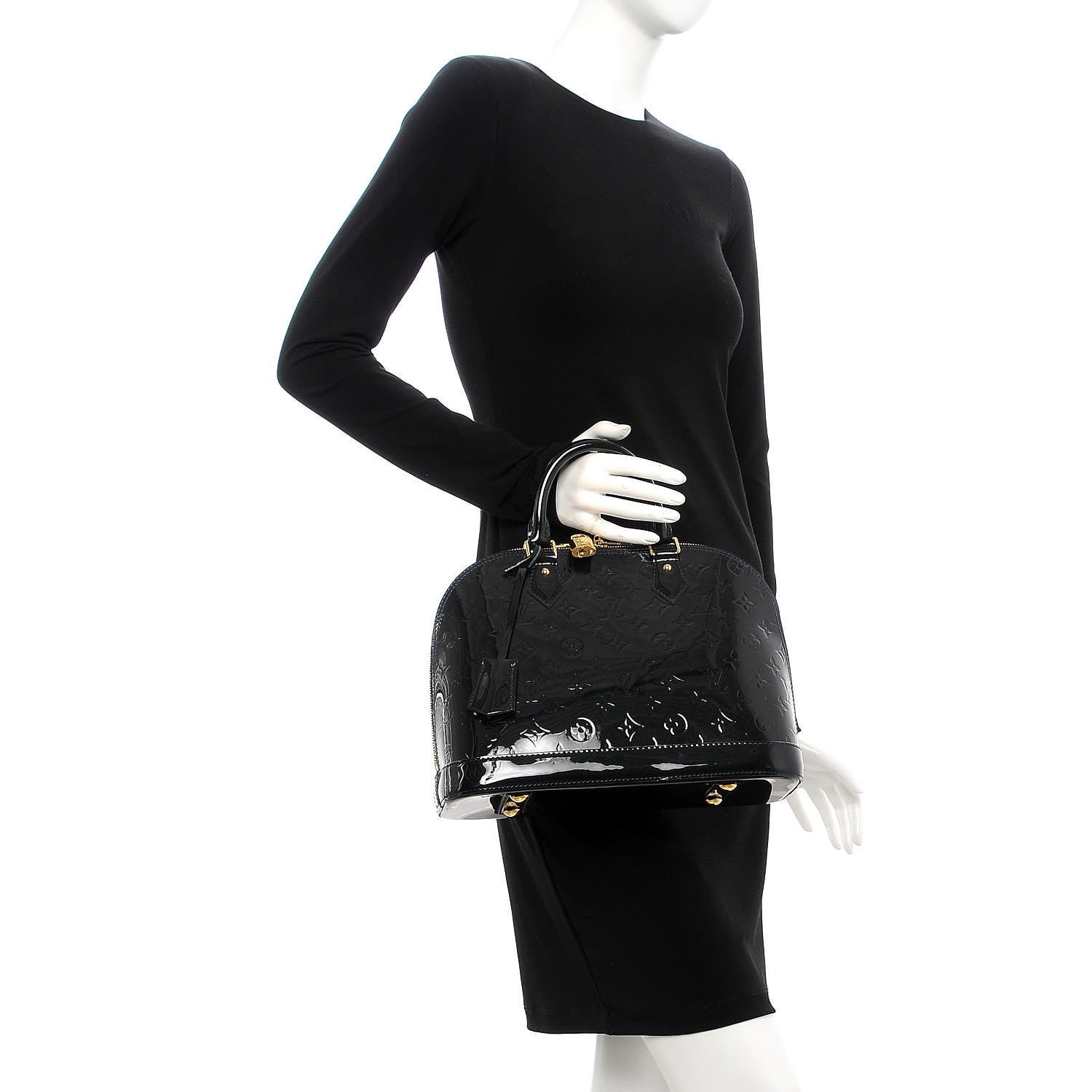Louis Vuitton Vernis Alma PM Noir Magnetique 2 of 6