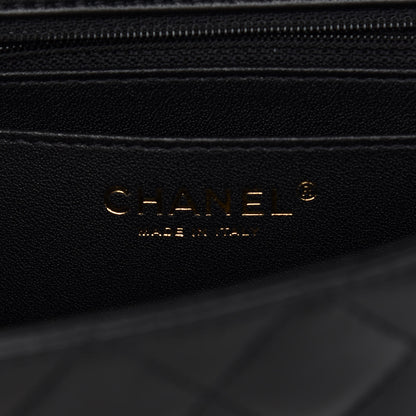 Chanel Lambskin Quilted Mini Rectangular Flap Black 6 of 9