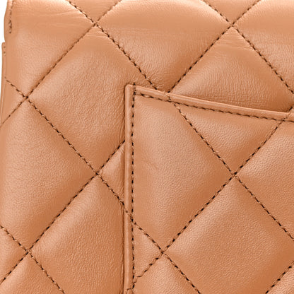 Chanel Lambskin Quilted Medium Trendy CC Flap Dual Handle Bag Beige 13 of 13