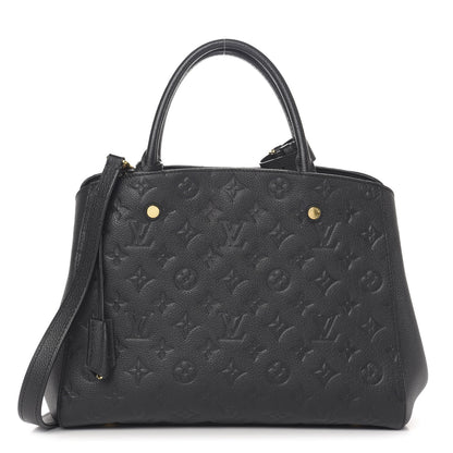 Louis Vuitton Empreinte Montaigne MM Black 1 of 11
