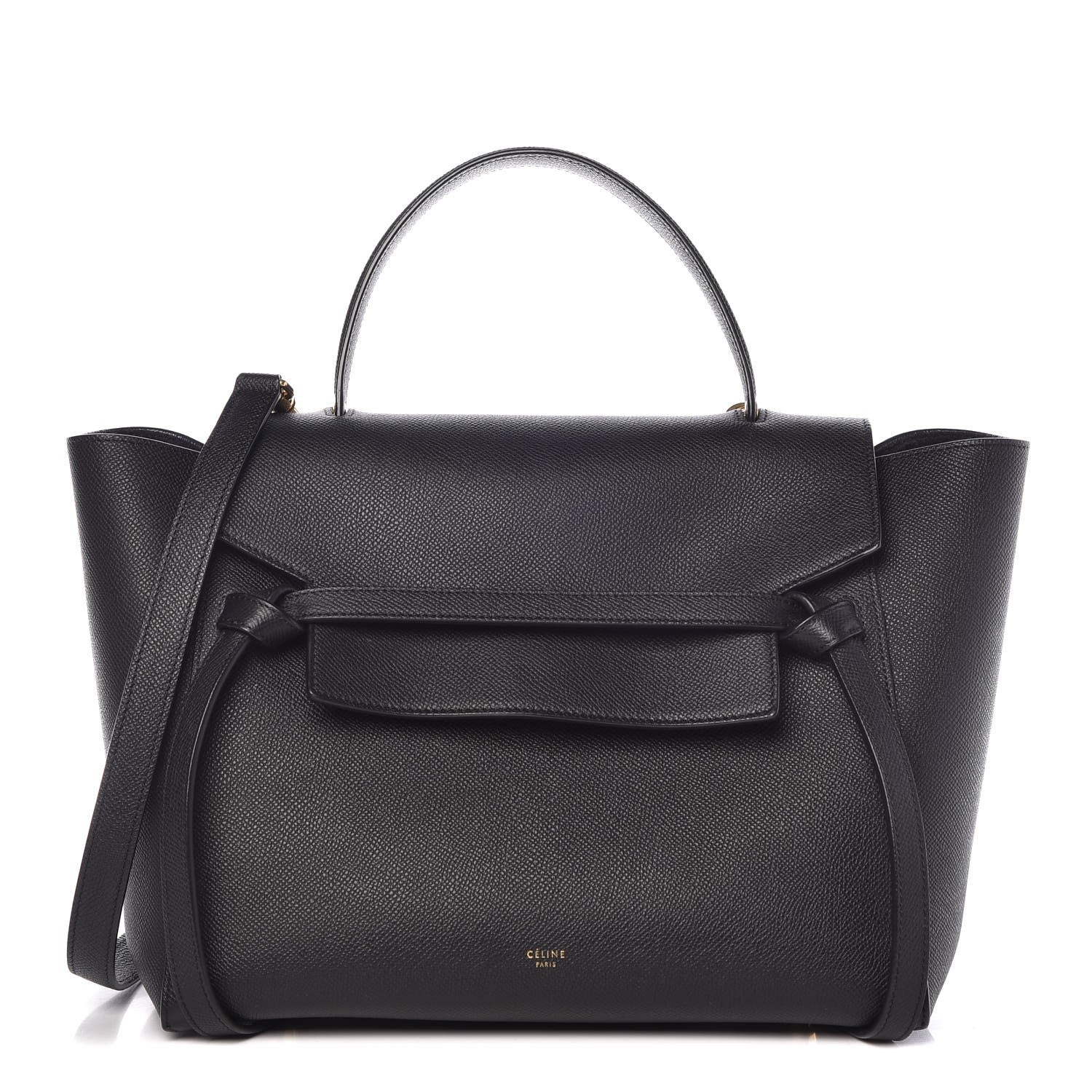 Celine Baby Grained Calfskin Mini Belt Bag Black 1 of 9