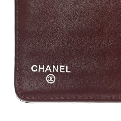Chanel Lambskin Quilted Yen Wallet Black 6 of 14