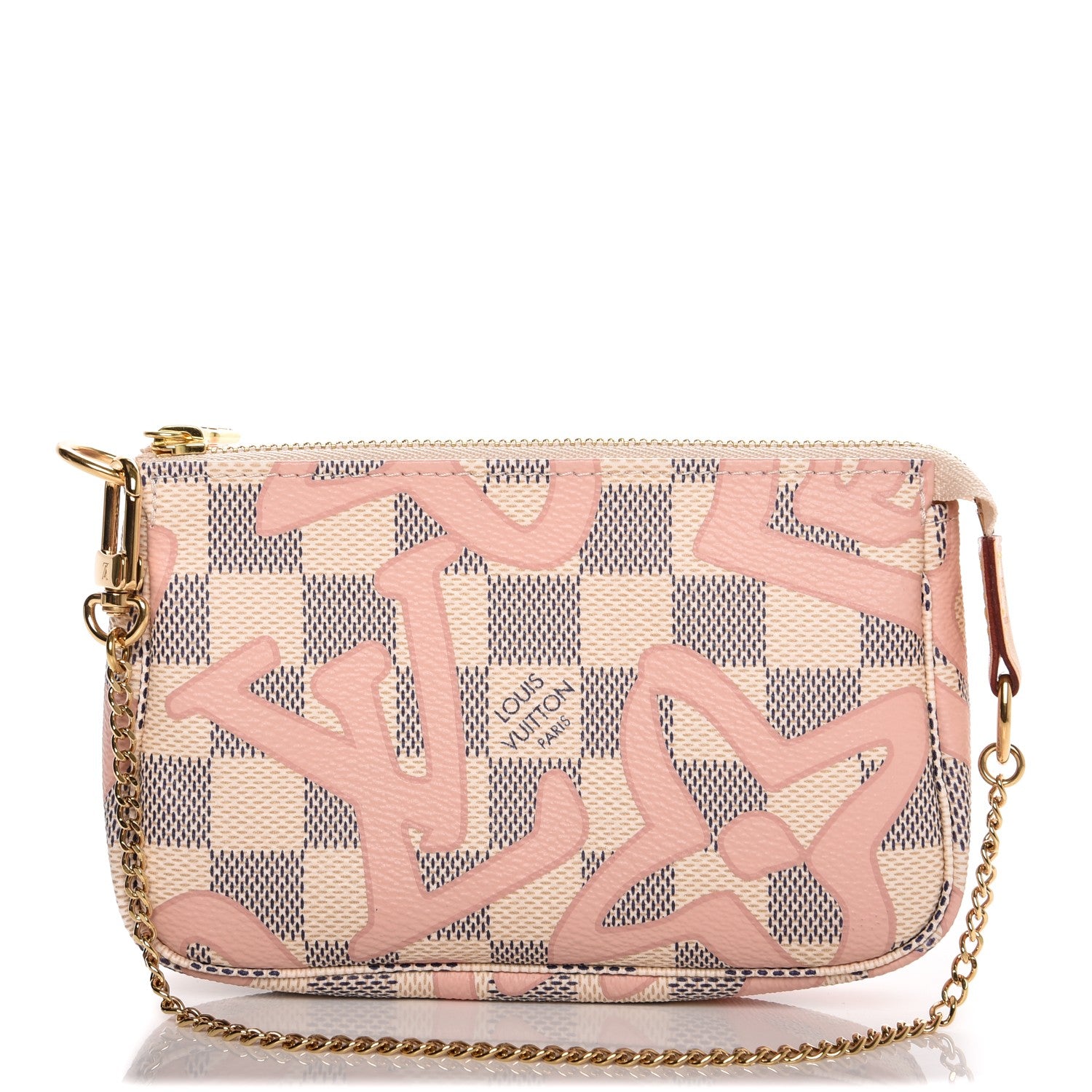 Louis Vuitton Damier Azur Tahitienne Mini Pochette Accessories 1 of 8