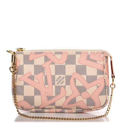 Louis Vuitton Damier Azur Tahitienne Mini Pochette Accessories 1 of 8