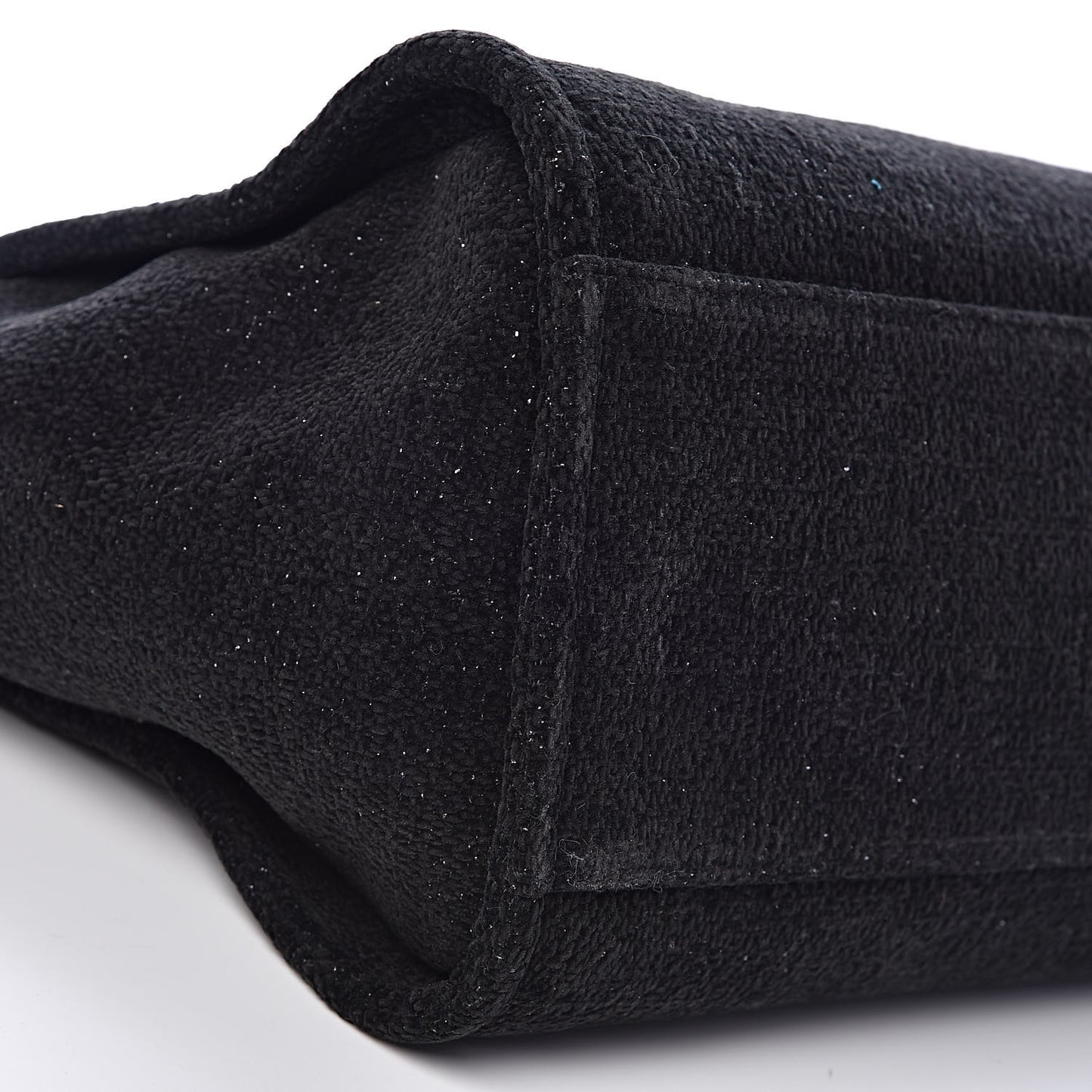 Lurex Boucle Medium Deauville Tote Black