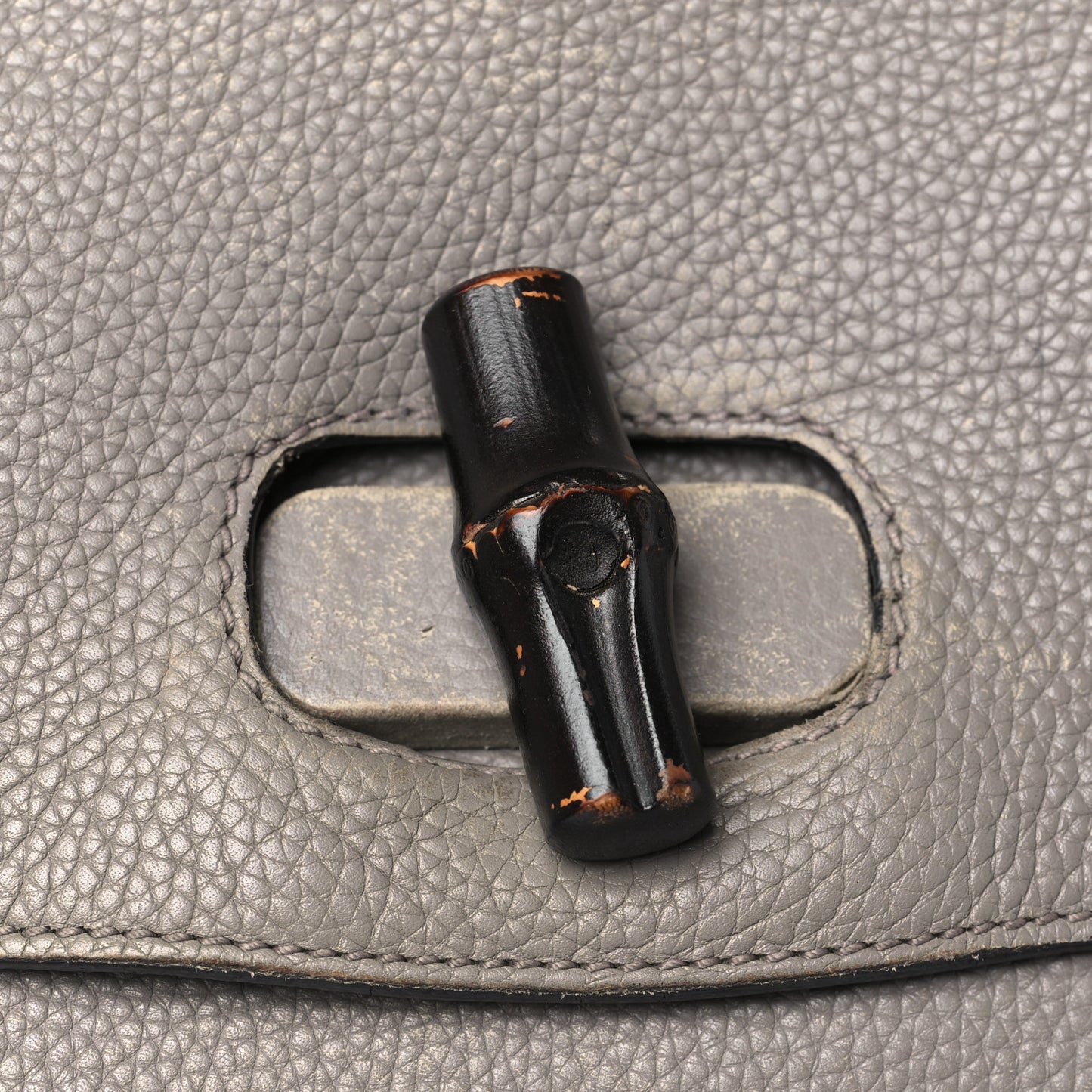 Cellarius Calfskin Medium Bamboo Daily Top Handle Bag Storm Grey