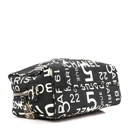 Chanel Canvas 31 Rue Cambon Cosmetic Pouch Black 4 of 10