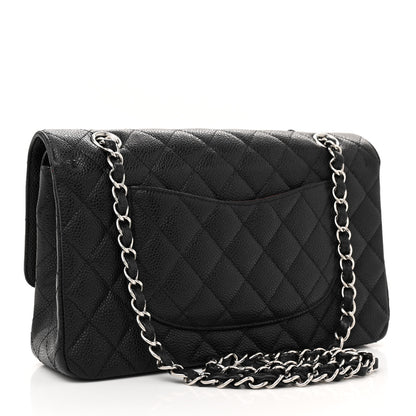 Chanel Caviar Quilted Medium Double Flap Black 3 of 16