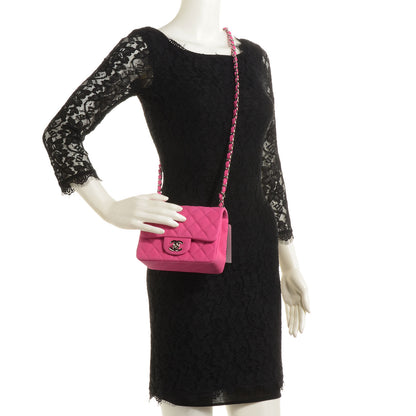 Chanel Iridescent Caviar Quilted Mini Square Flap Pink 2 of 10