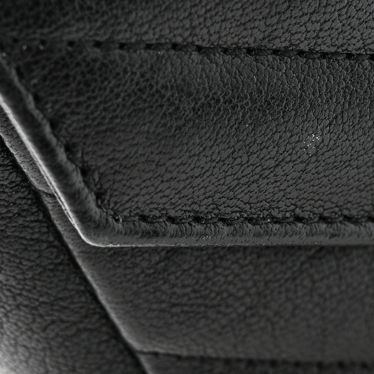 Saint Laurent Sheepskin Matelasse Chevron Monogram Mini College Bag Black 12 of 13