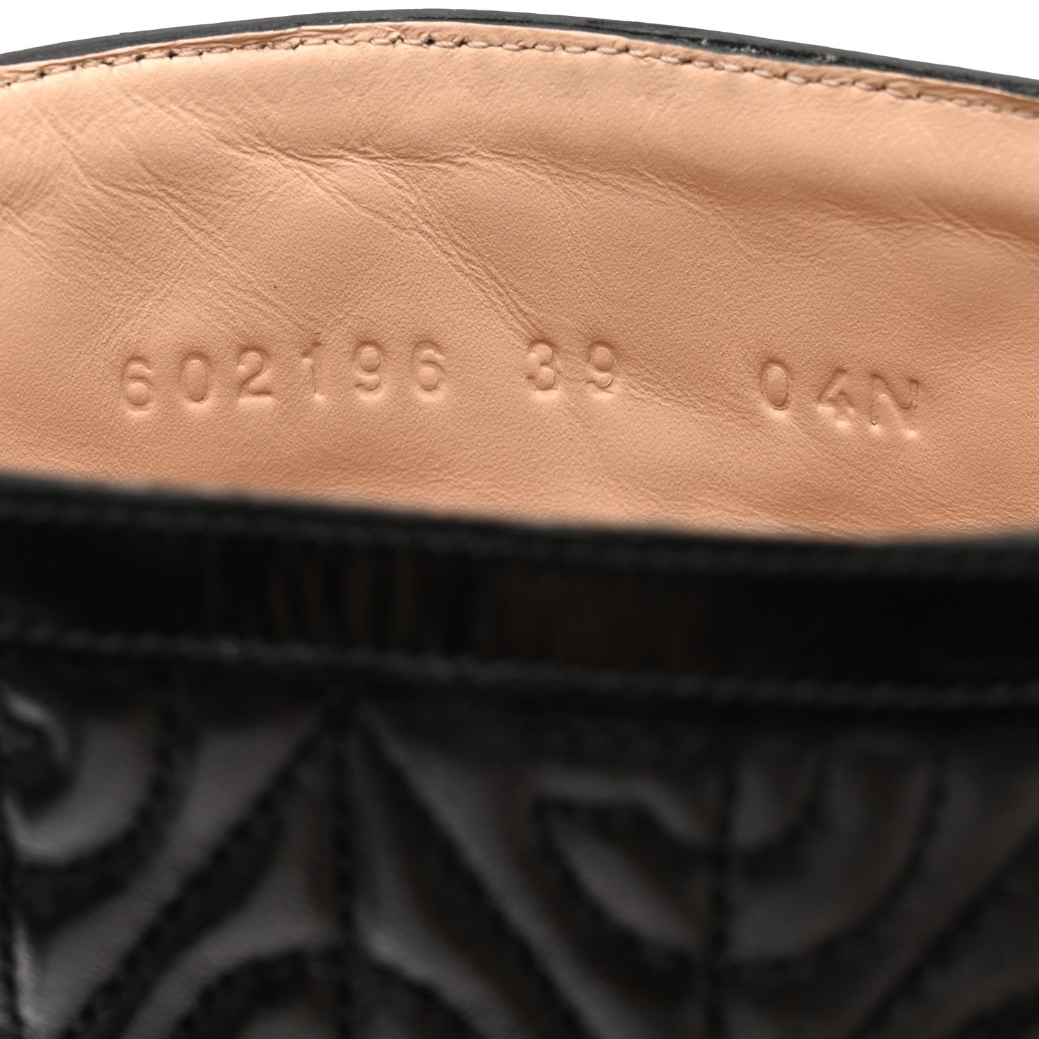 Gucci Calfskin Nappa Rhombus Quilted Trip Ankle Boots 39 Black 6 of 9