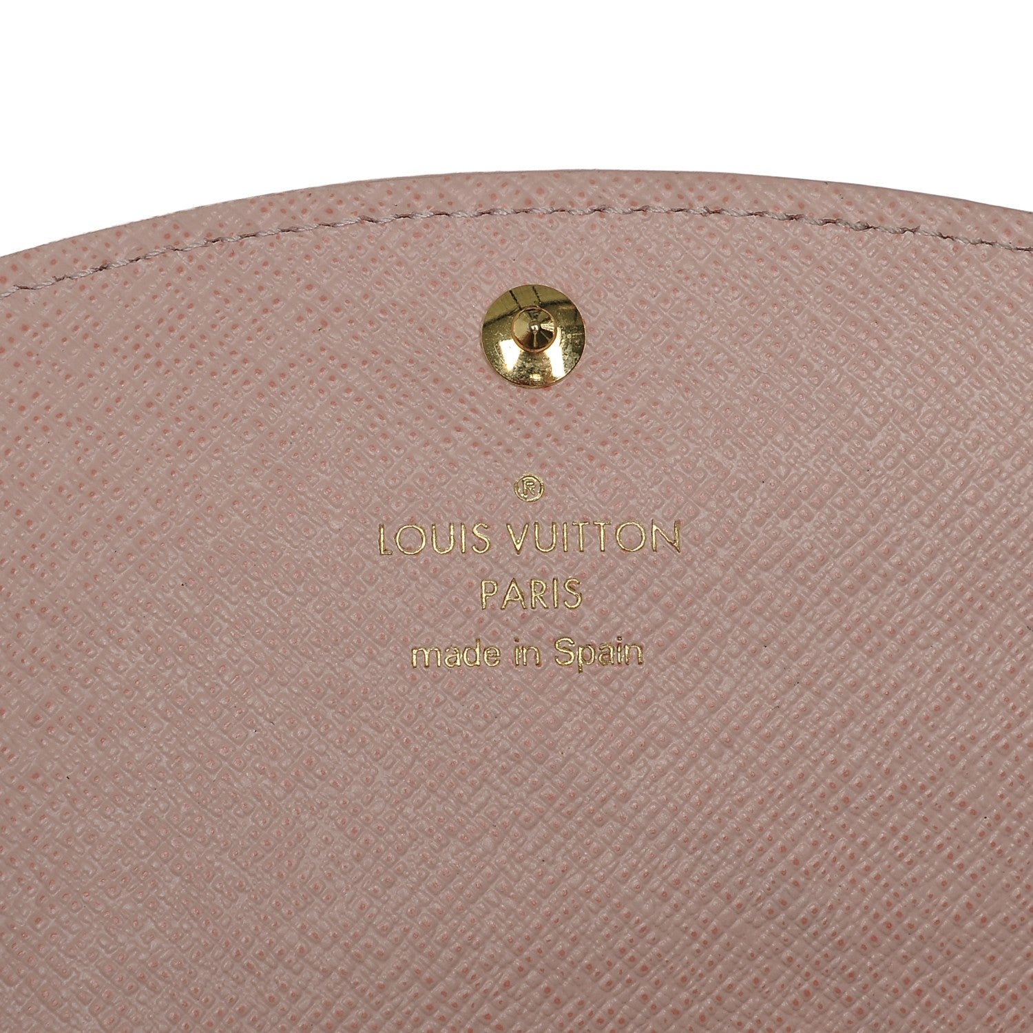 Louis Vuitton Damier Ebene Caissa Wallet Rose Ballerine 6 of 6