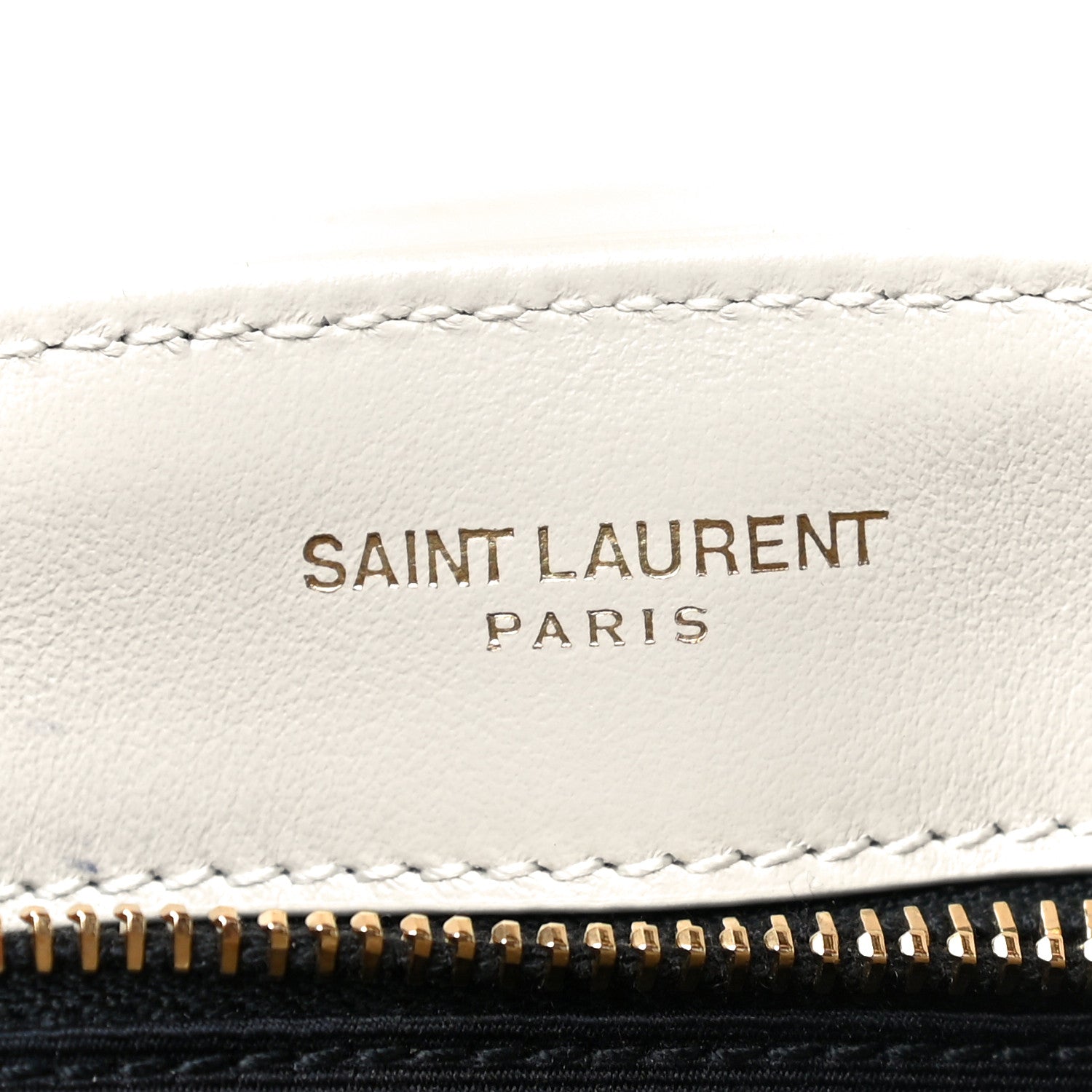 Saint Laurent Calfskin Y Quilted Monogram Toy Loulou Crossbody Bag Ivory 7 of 14