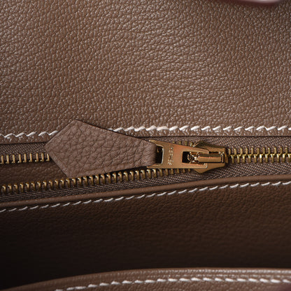 Hermes Togo Birkin 25 Etoupe 10 of 31