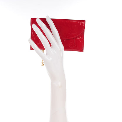 Louis Vuitton Vernis Envelope Plate Pouch Pomme D'Amour 2 of 7