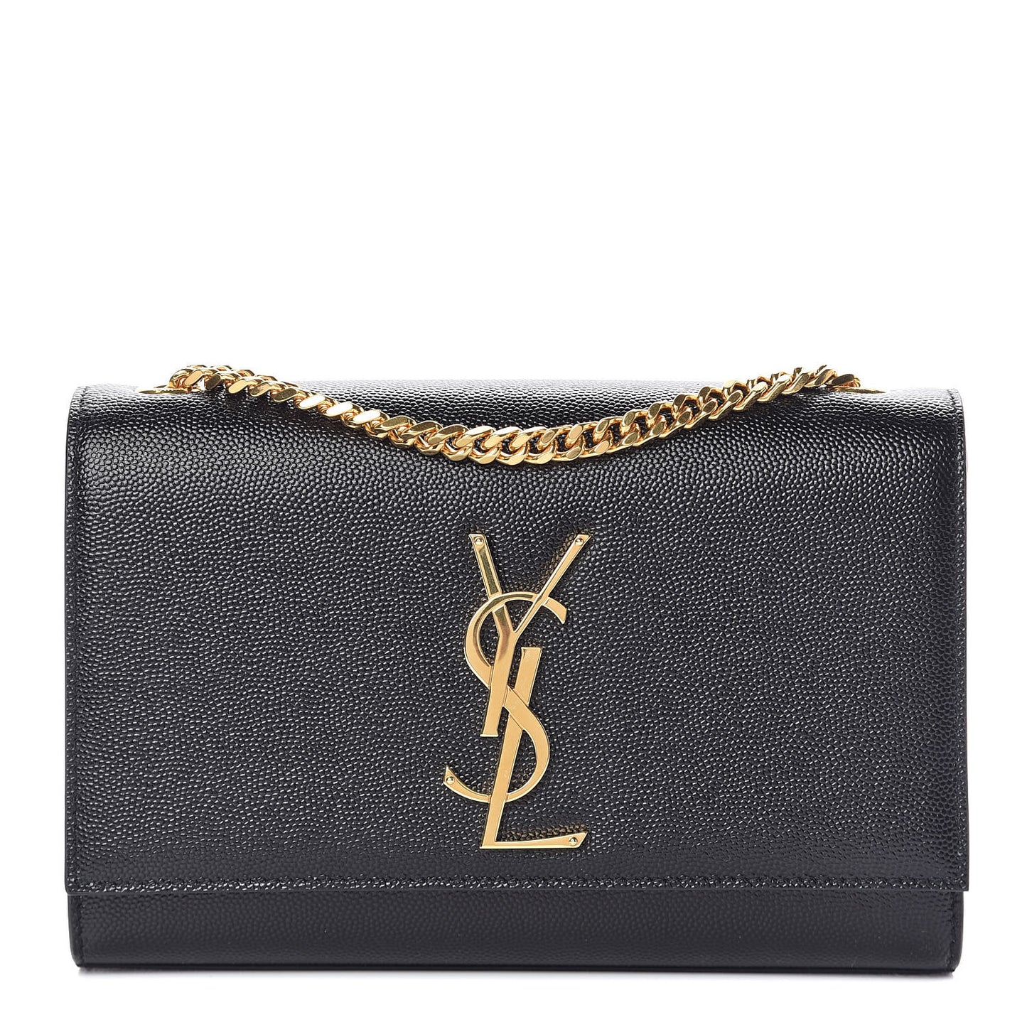 Grain De Poudre Small Monogram Kate Satchel Black