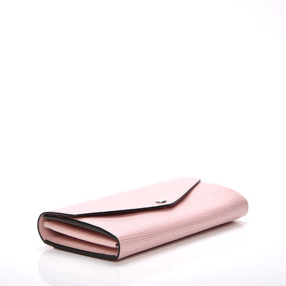 Louis Vuitton Epi Sarah Wallet NM Rose Ballerine 4 of 7