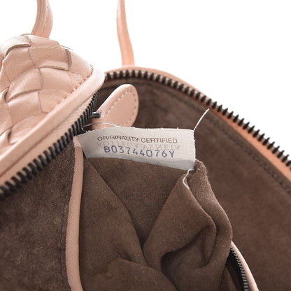 Bottega Veneta Nappa Intrecciato Nodini Crossbody Messenger Flamingo 9 of 9