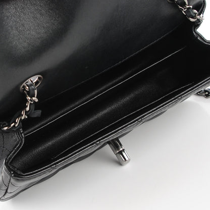 Chanel Lambskin Quilted Extra Mini Flap Black 7 of 9