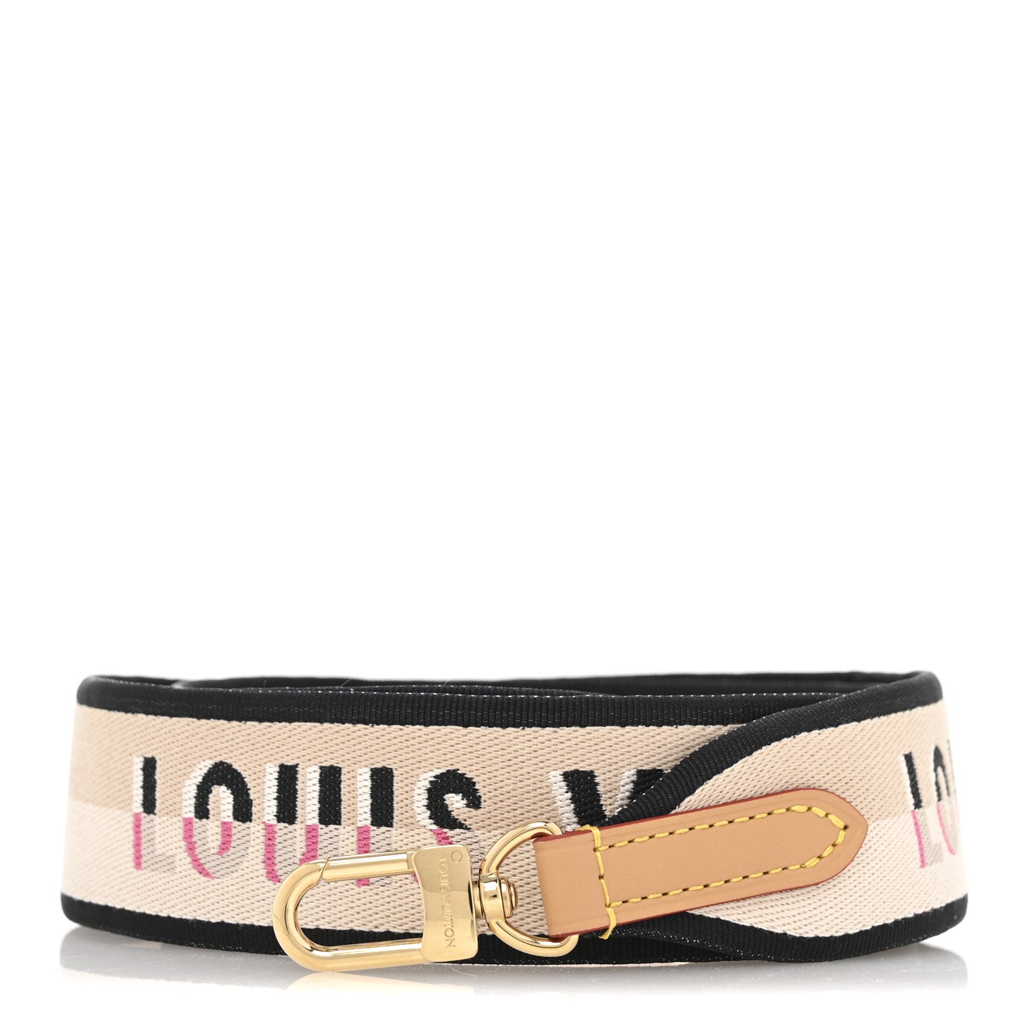 Louis Vuitton Jacquard Diane Shoulder Strap Black 1 of 6