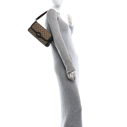 Gucci GG Monogram Small Luce Shoulder Bag Beige Ebony 2 of 10