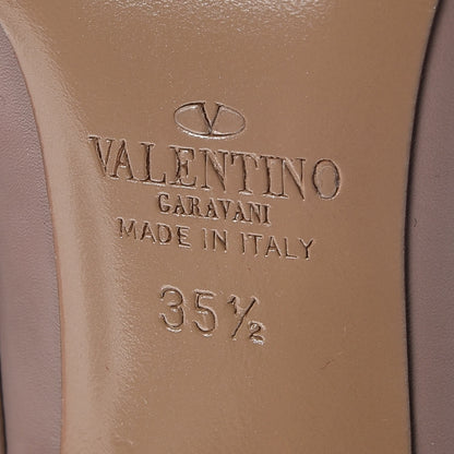 Valentino Garavani Nappa Rockstud Ankle Strap Pumps 35.5 Poudre 6 of 8