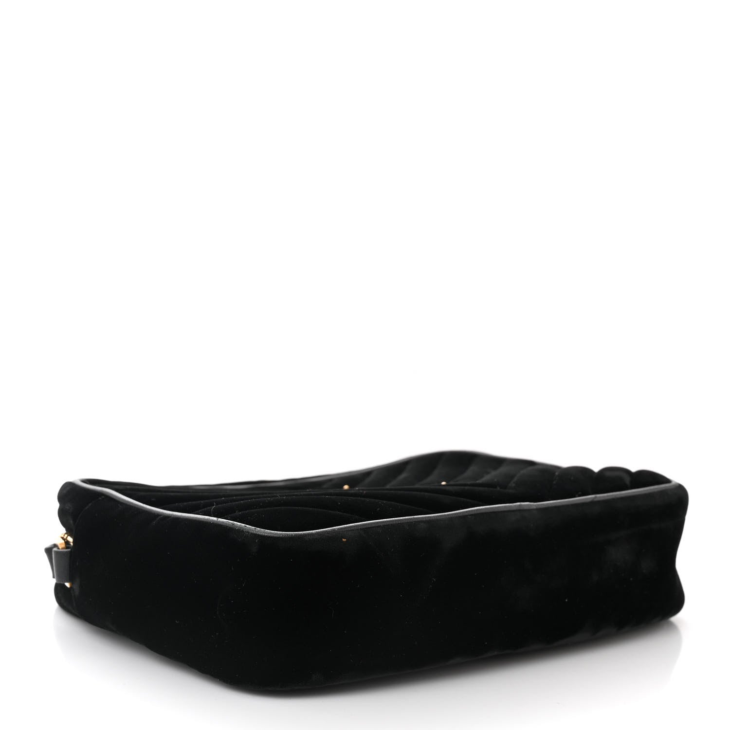 Saint Laurent Velvet Matelasse Monogram Lou Camera Bag Black 4 of 10