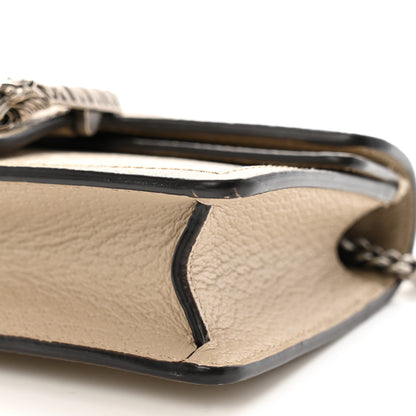 Gucci GG Supreme Monogram Textured Dollar Calfskin Super Mini Dionysus Shoulder Bag Beige Mystic White Oatmeal 10 of 10