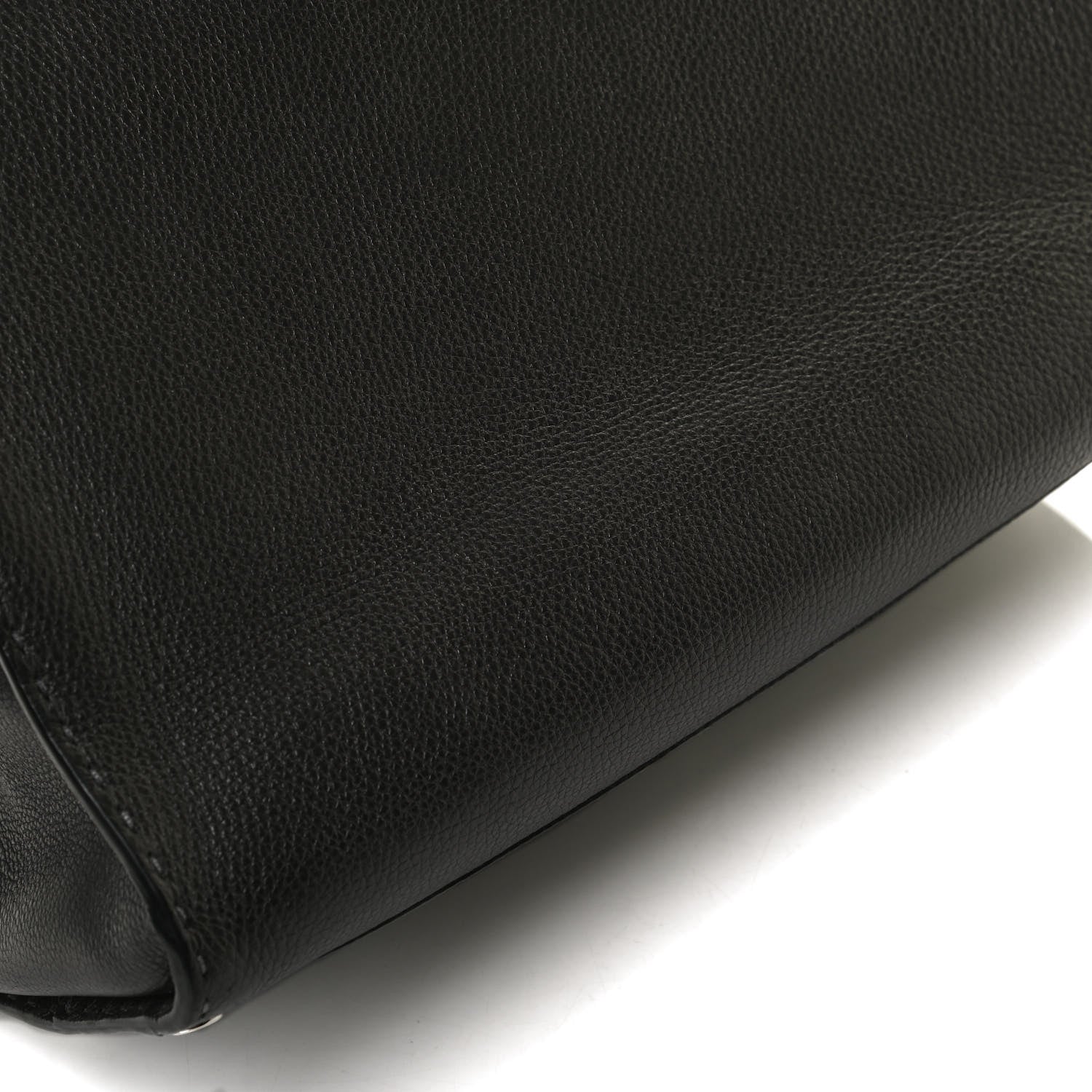 Fendi Calfskin Romano Selleria Monster Eyes Large Mens Peekaboo Iconic Essential Satchel Black White 15 of 15