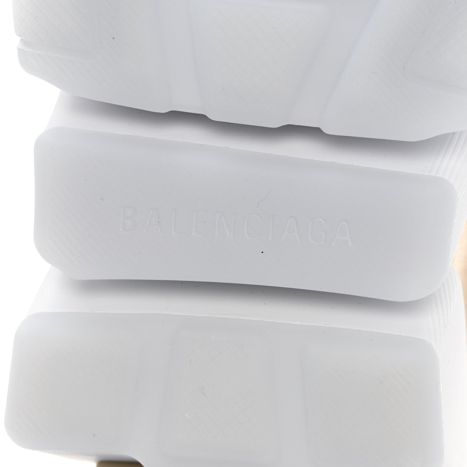 Balenciaga Technical 3D Recycled Knit Bi-Color Womens Speed 2.0 Transparent Sole Sneakers 36 Light Beige White 8 of 11