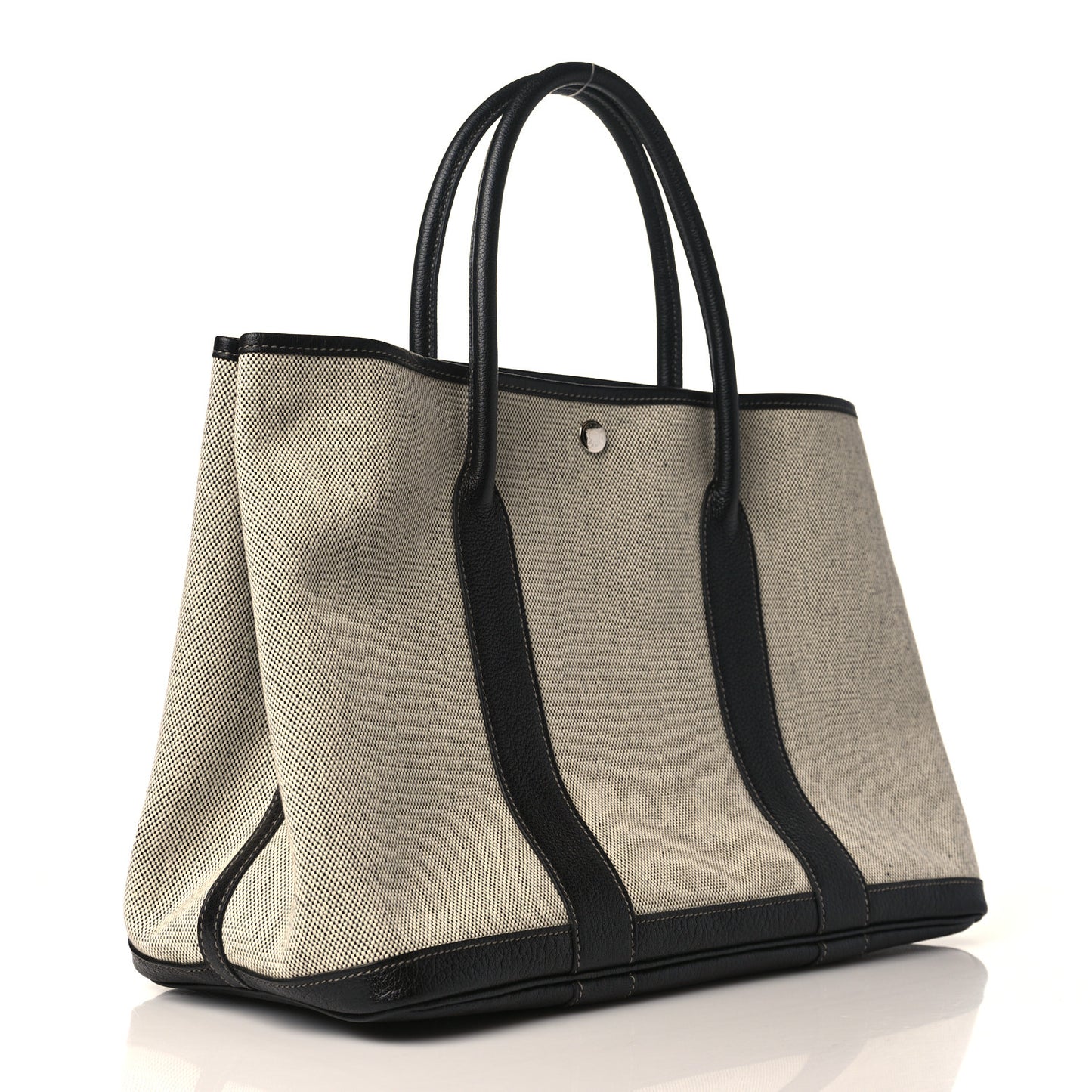 Toile Buffle Skipper Garden Party 36 MM Tote Black