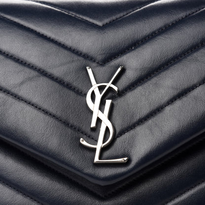 Saint Laurent Calfskin Y Quilted Monogram Medium Loulou Chain Satchel Medium Blue 11 of 11
