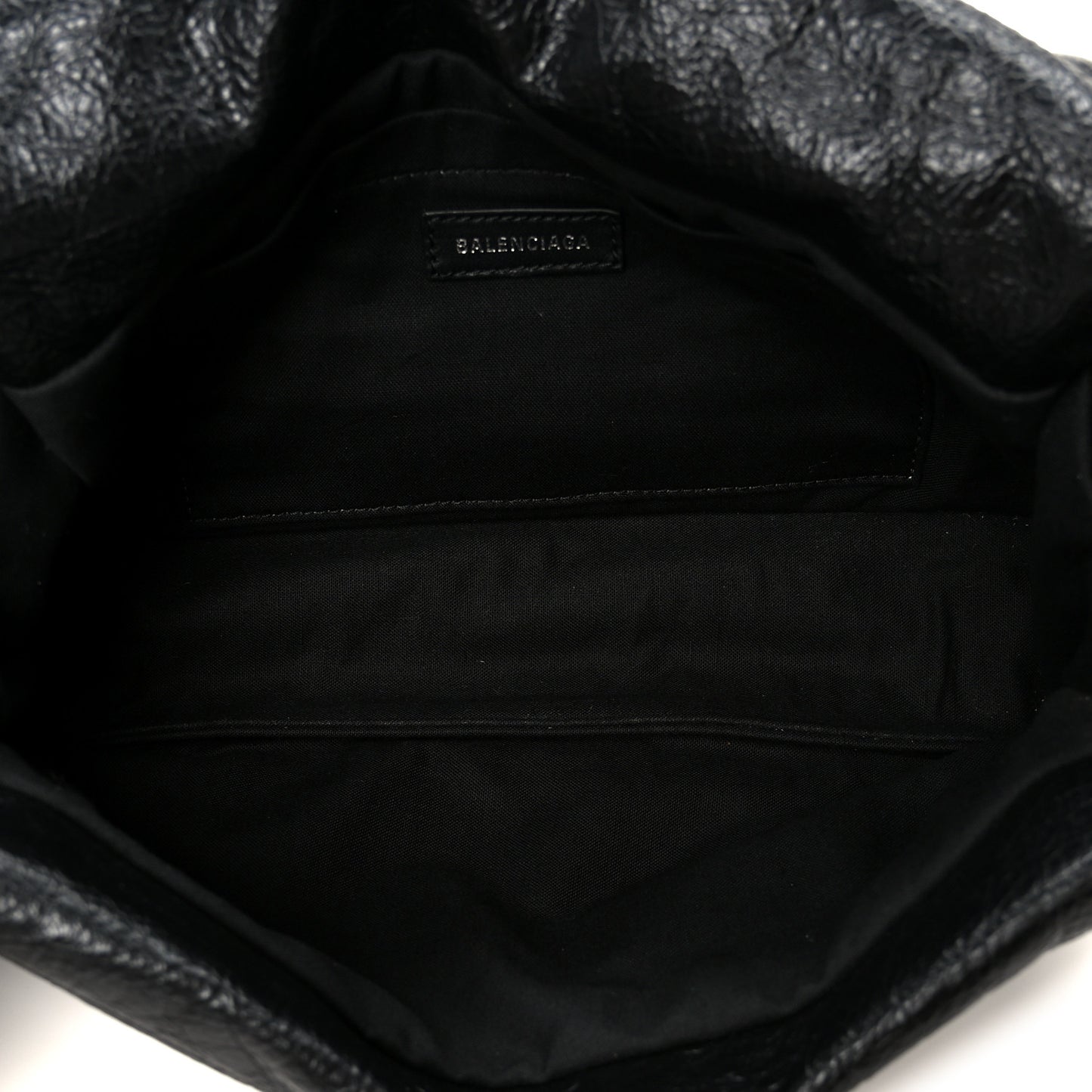 Arena Calfskin Small Monaco Flap Bag Black