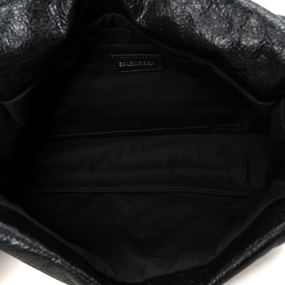 Balenciaga Arena Calfskin Small Monaco Flap Bag Black 5 of 10