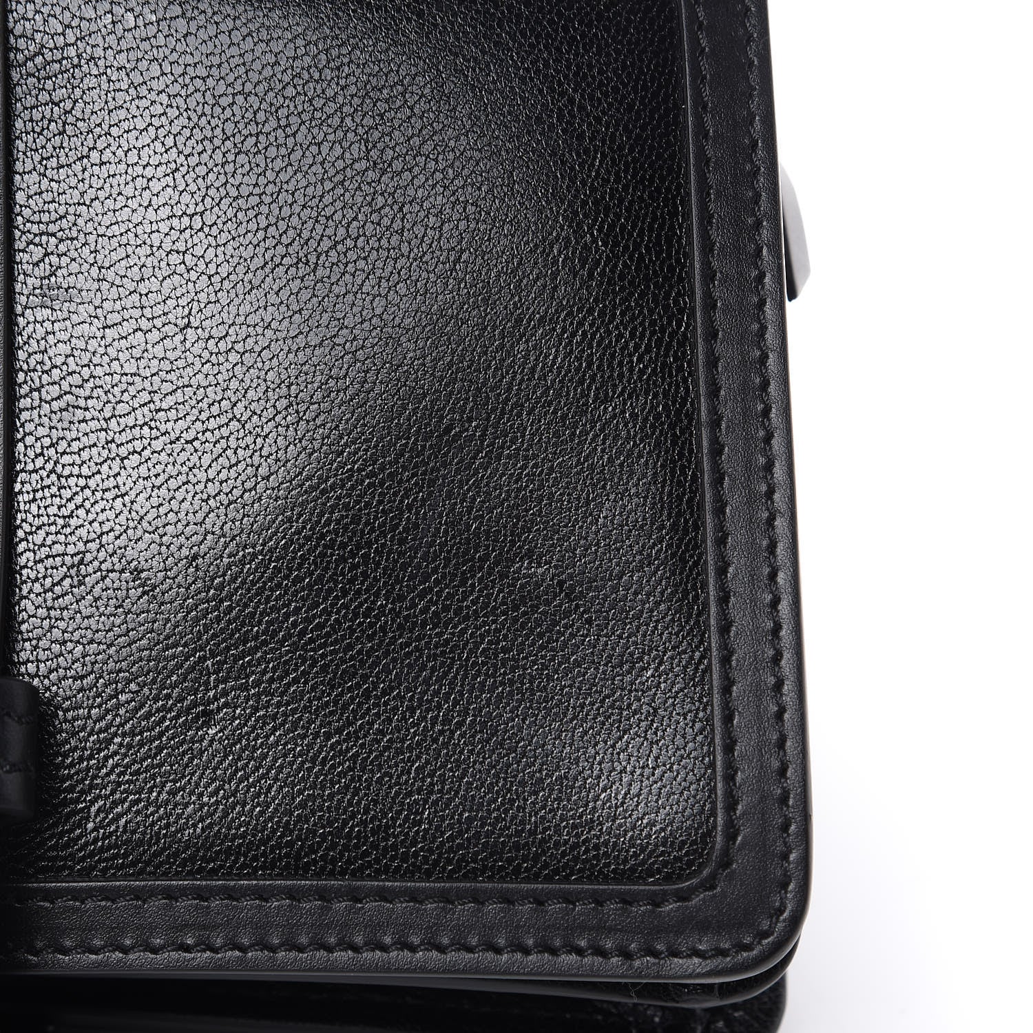 Chloe Shiny Goatskin Calfskin Aby Chain Shoulder Bag Black 11 of 11