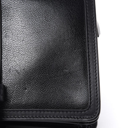 Chloe Shiny Goatskin Calfskin Aby Chain Shoulder Bag Black 11 of 11
