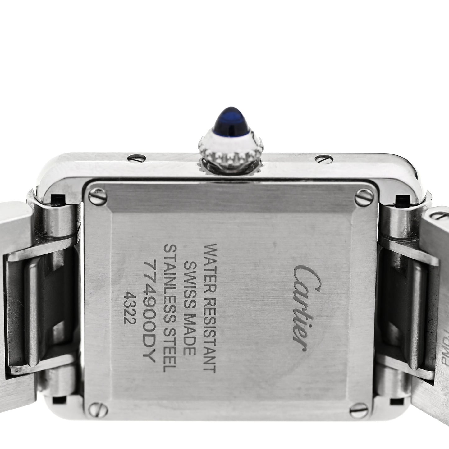 Stainless Steel 22mm Tank Must Quartz Watch