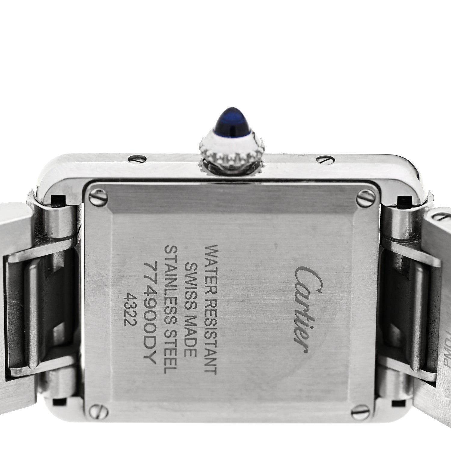 Cartier Stainless Steel 22mm Tank Must Quartz Watch 4 of 5