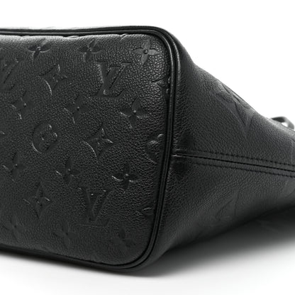 Louis Vuitton Empreinte Monogram Giant Neverfull MM Black 7 of 9