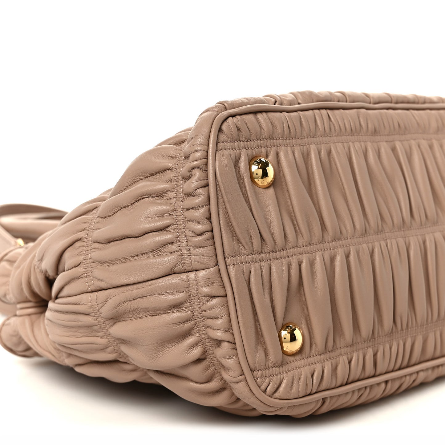 Nappa Gaufre Small Tote Cipria