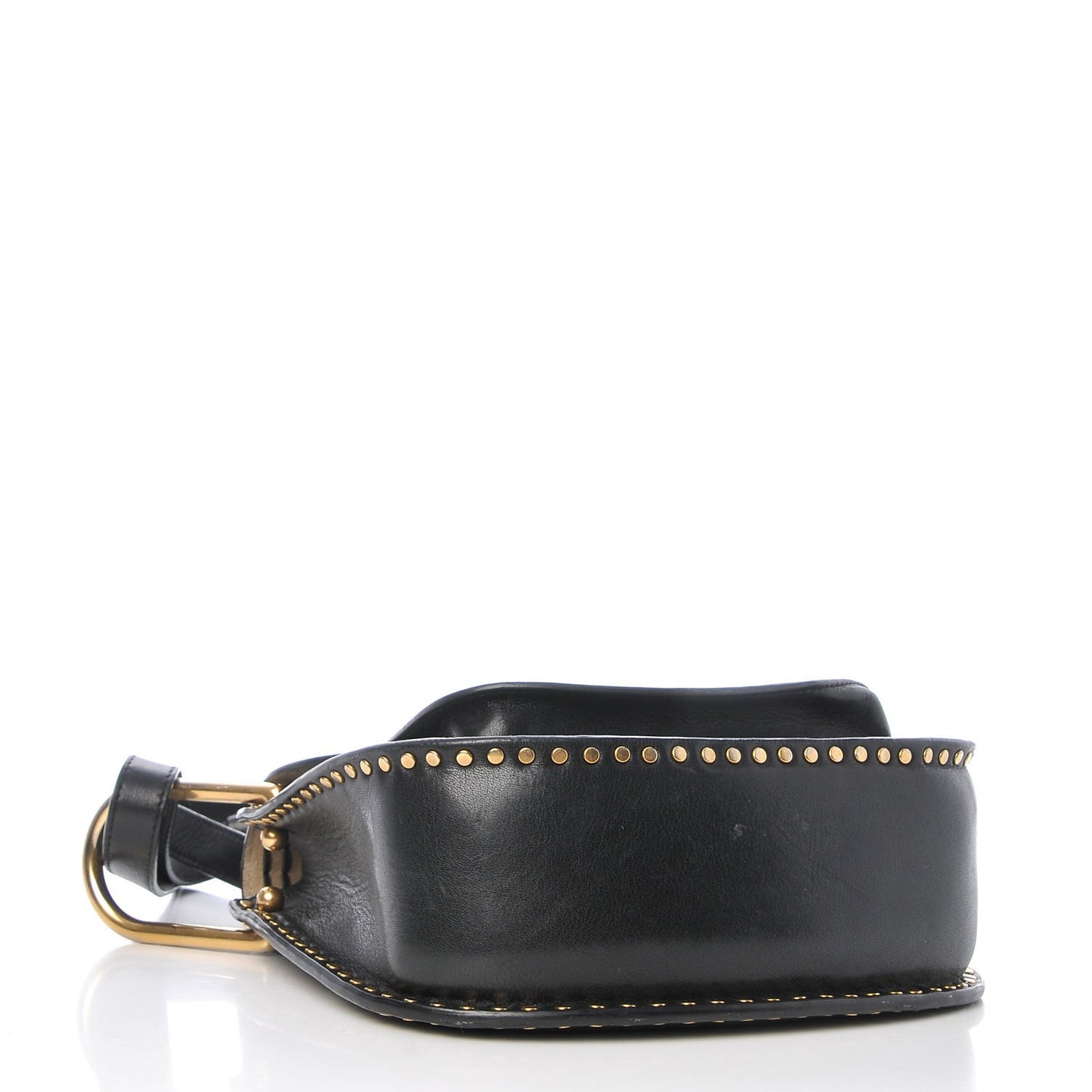 Calfskin Braided Small Hudson Shoulder Bag Black
