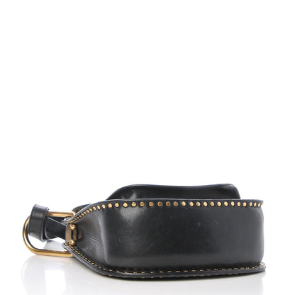 Chloe Calfskin Braided Small Hudson Shoulder Bag Black 4 of 7
