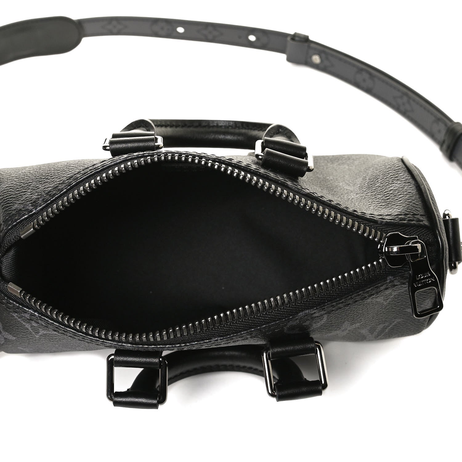 Louis Vuitton Reverse Monogram Eclipse Keepall XS Black 4 of 12