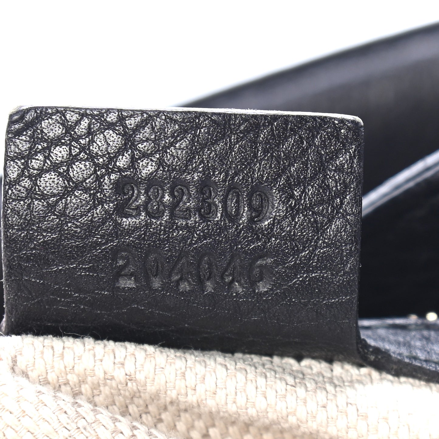 Pebbled Calfskin Medium Soho Shoulder Bag Black